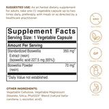 Solgar SFP Boswellia, cápsulas de 60 para consumo diario