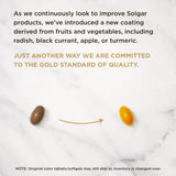 Solgar Ubiquinol 100 mg: cápsulas en aceite dorado para absorción óptima.