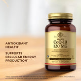 Solgar CoQ-10 Vegano, estilo de vida saludable para apoyo diario.