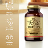Solgar Vitamina C 1000 mg envase exterior con etiqueta legible.