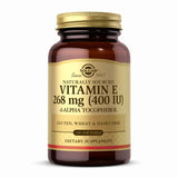 Solgar Vitamina E 268 mg, botella con cápsulas blandas para absorción óptima