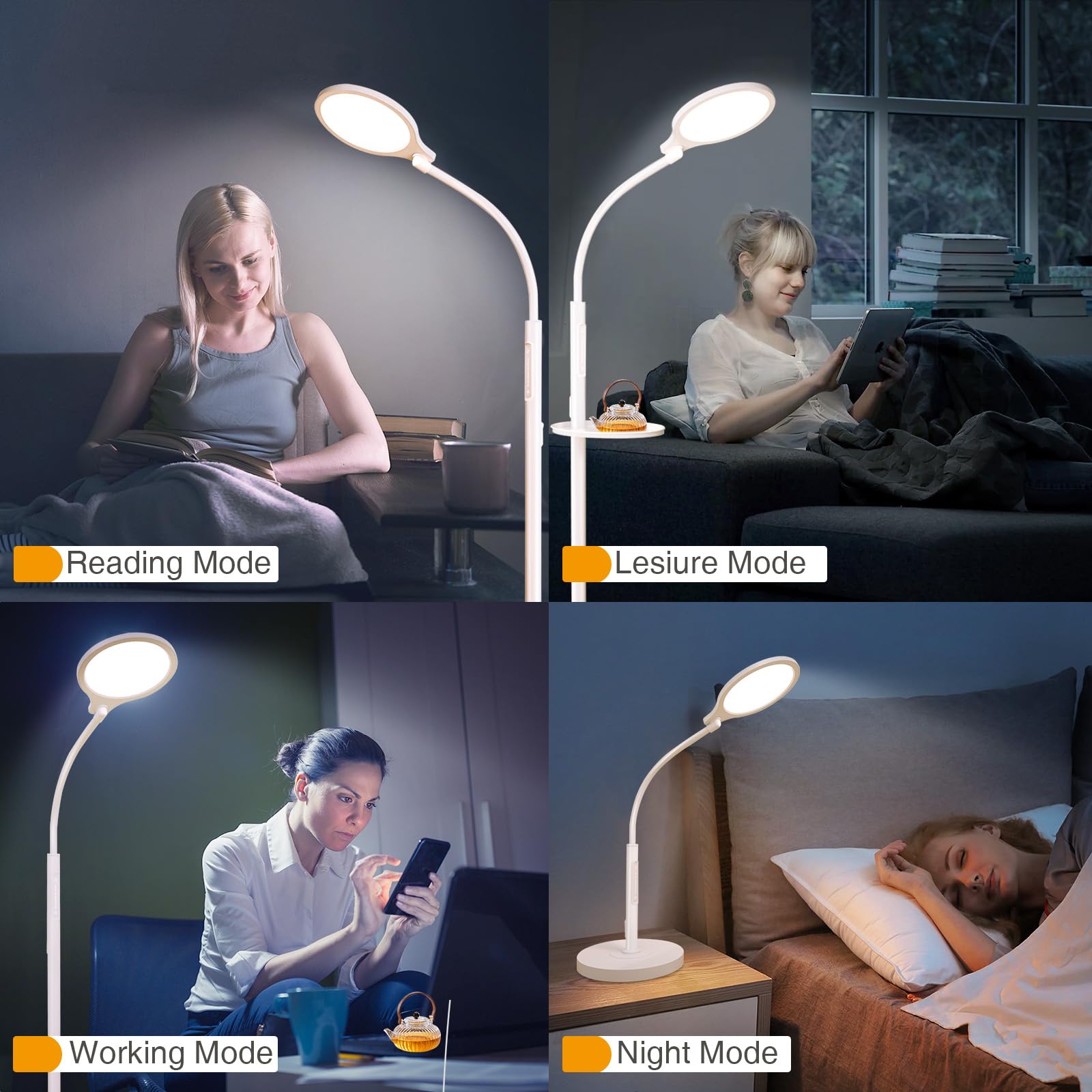 SOLLA lampara terapia modo tactil y control de iluminación.