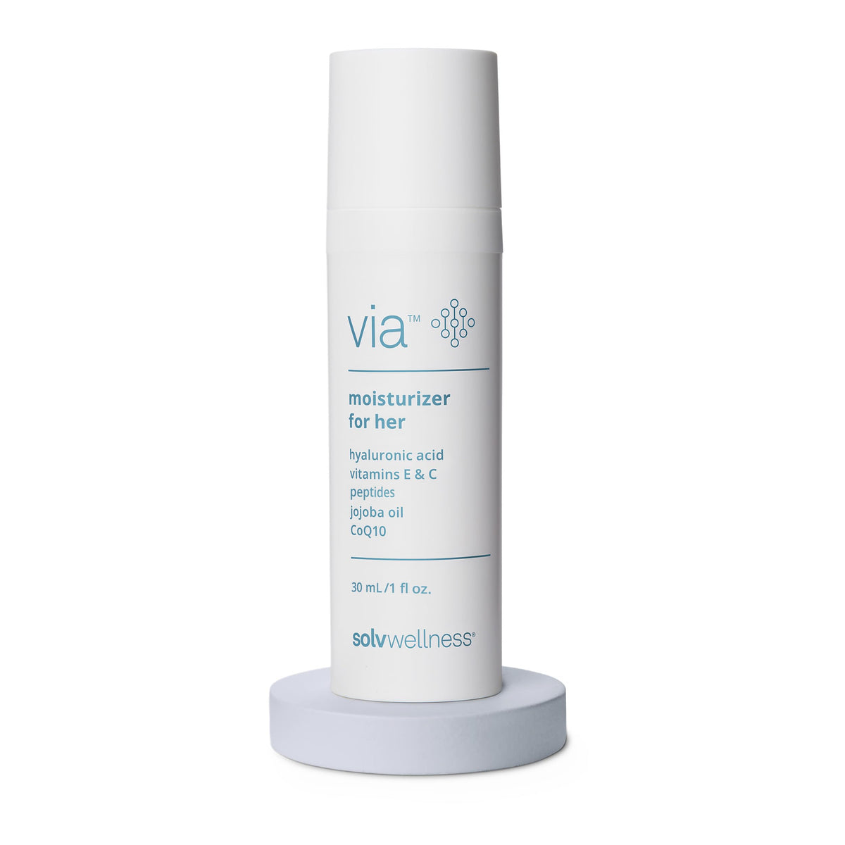 Solv Wellness Via crema vaginal, textura suave para hidratación diaria y confort