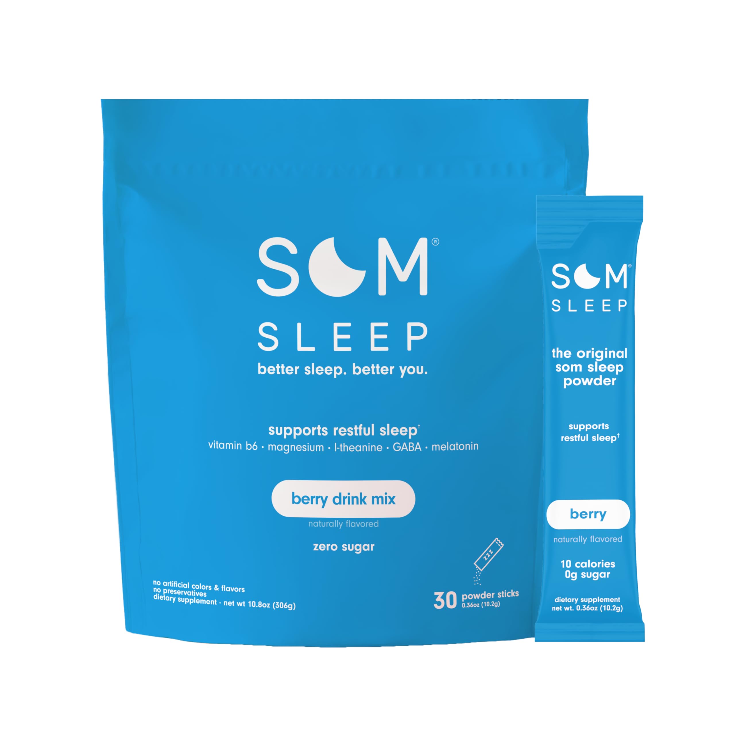 Som Sleep polvo nocturno en bote para inicio suave del sueño