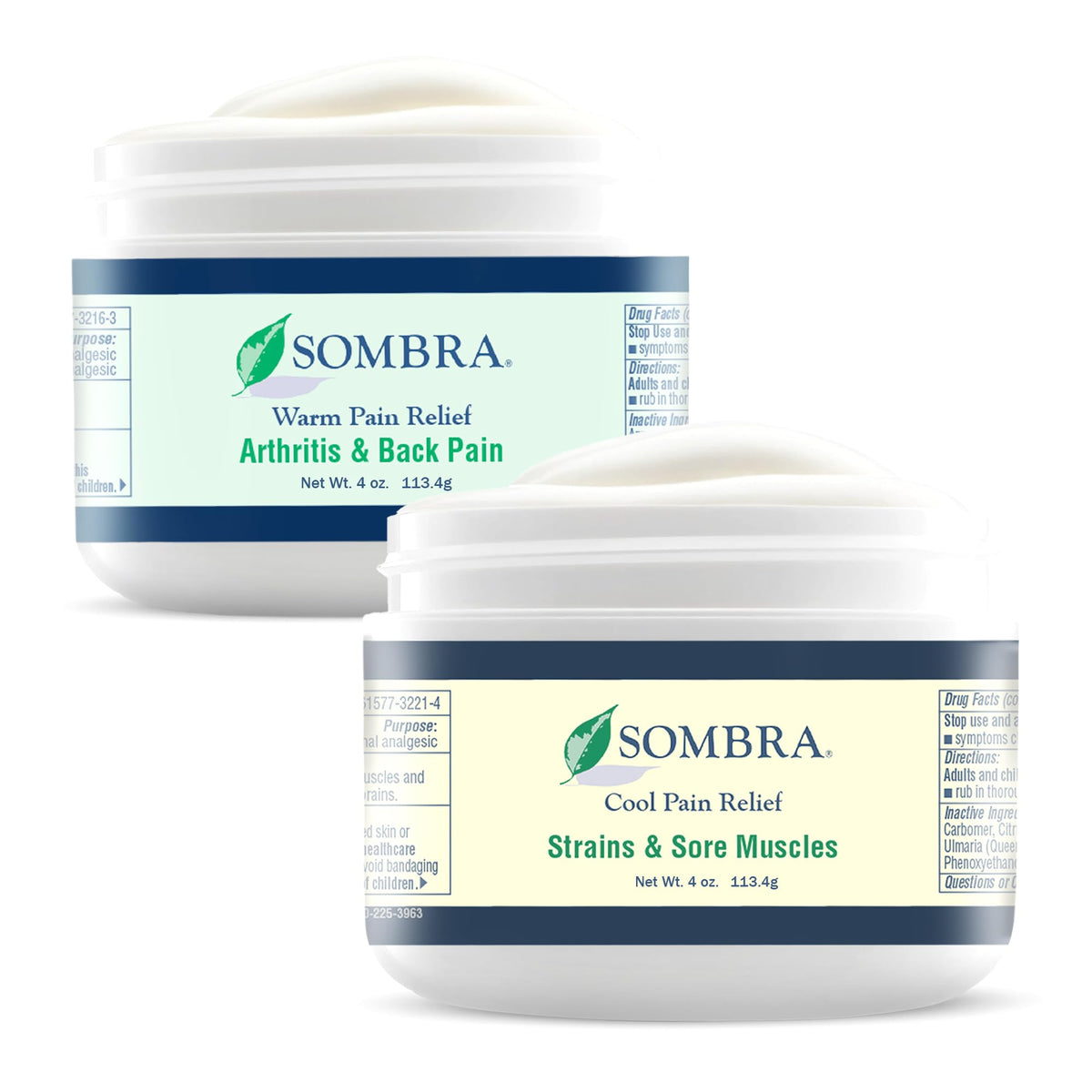 Sombra Gel alivio dolor termico en bote, uso muscular diario.