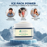 Sombra gel aplicación post-entrenamiento ofrece enfriamiento suave y cómodo.