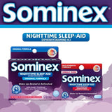 Dosis única de Sominex para dormir 6 a 8 horas.
