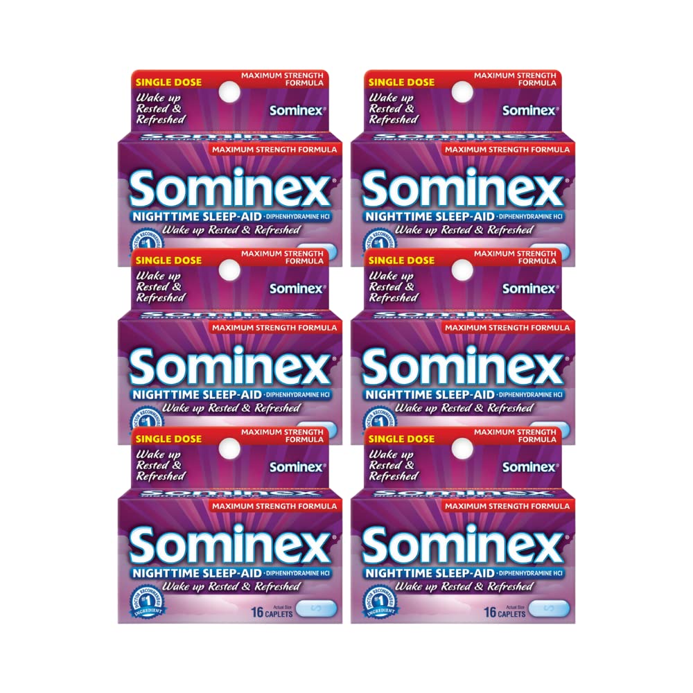 Sominex Noche, botella frontal para dormir ocasional.