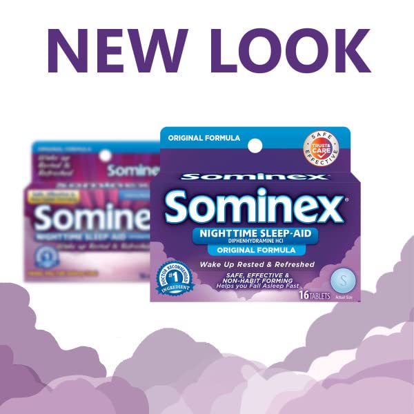Sominex para noche: ayuda para dormir en formato de tabletas