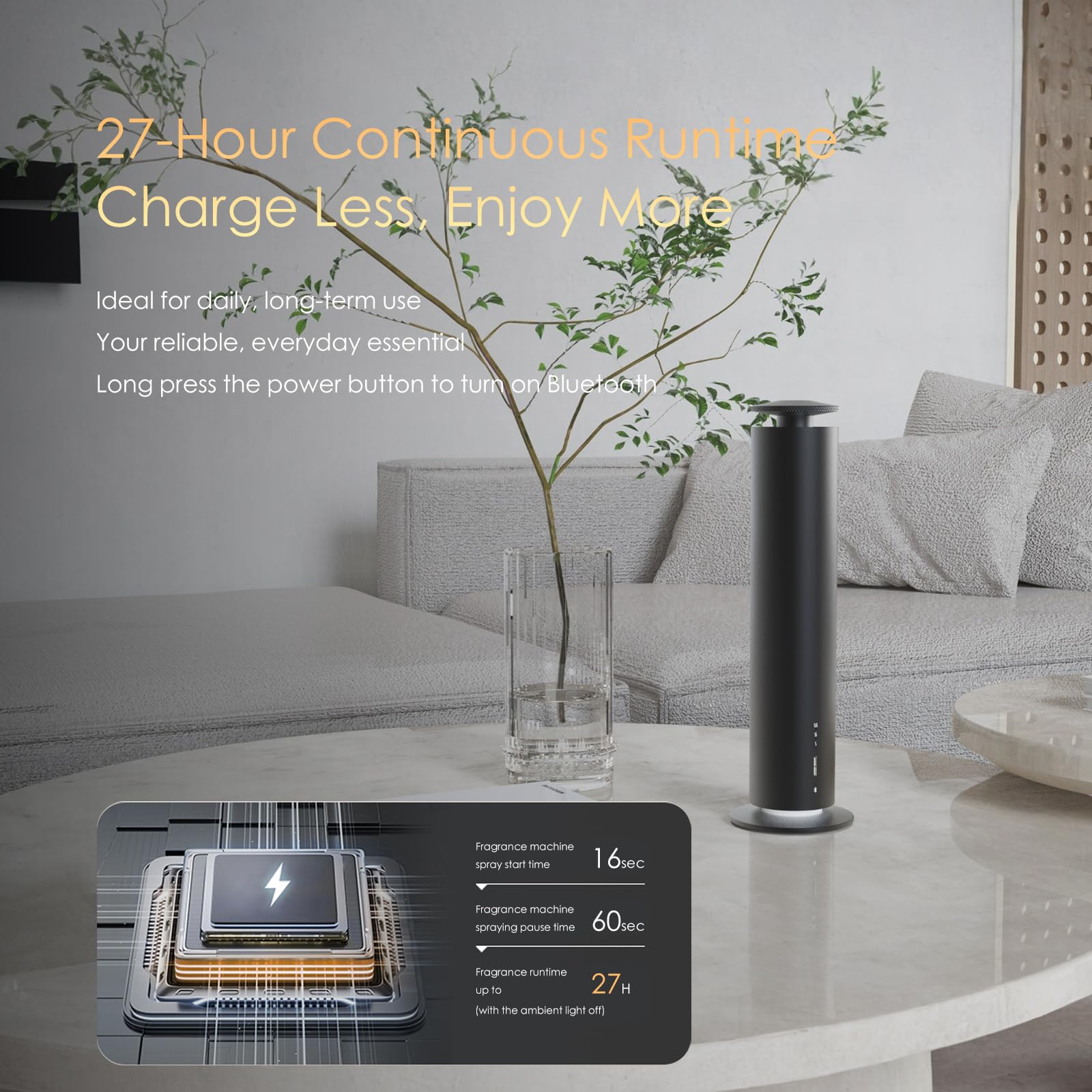 Somniare: diseño eficiente que consume solo 5 W.