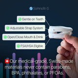 Somnofit-S, proceso hervido y moldeado para ajuste personalizado.