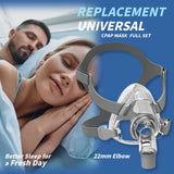 Sonalux almohadilla CPAP de cara completa proporciona un ajuste suave que reduce fugas y mejora la comodidad.