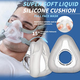 Sonalux marco CPAP para cara completa facilita una visión clara durante el tratamiento.