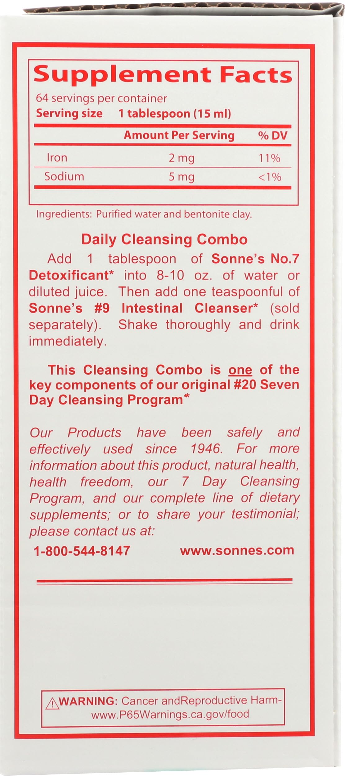 Uso diario de Sonne's Bentonite No7 para rituales de bienestar.