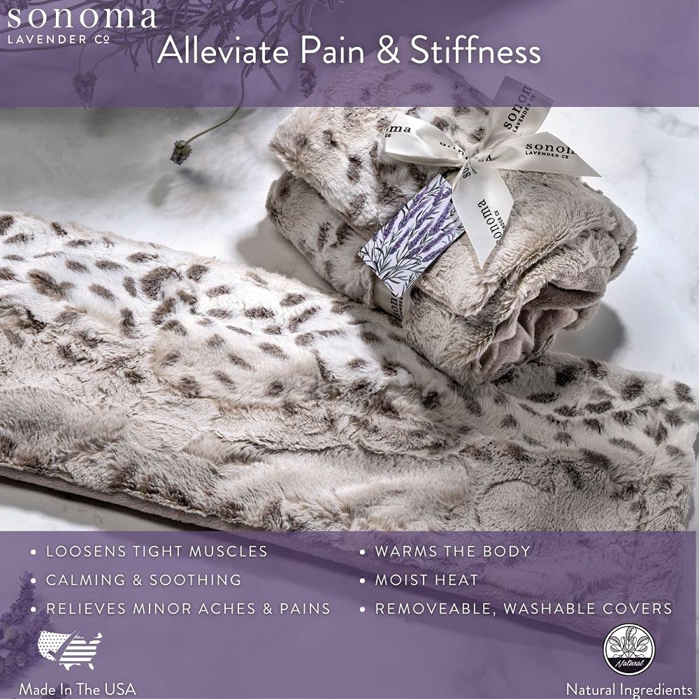 Sonoma Lavender Spa Heat Wrap para espalda baja con aroma calmante