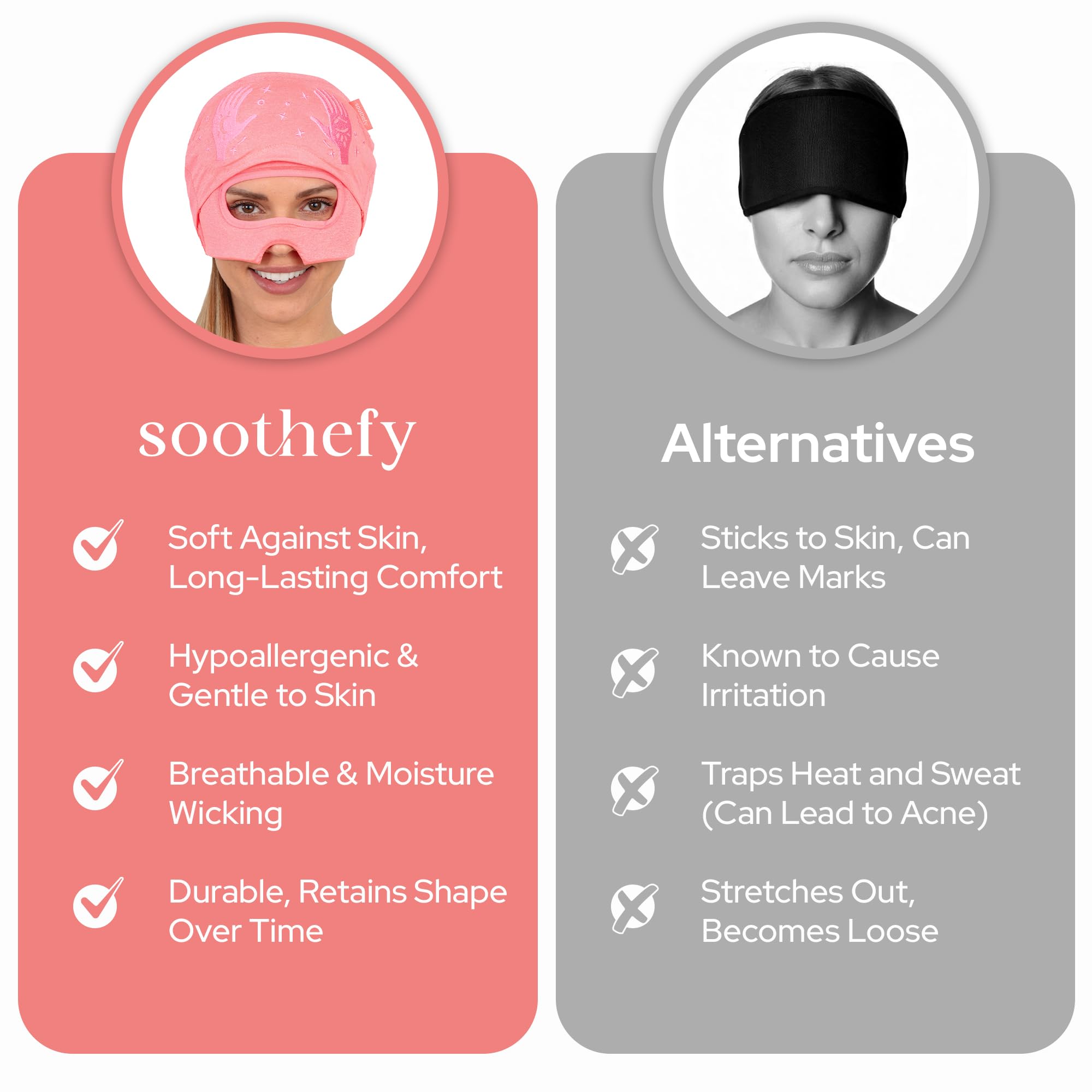 Soothefy empaque lujo práctico: producto listo para uso inmediato.