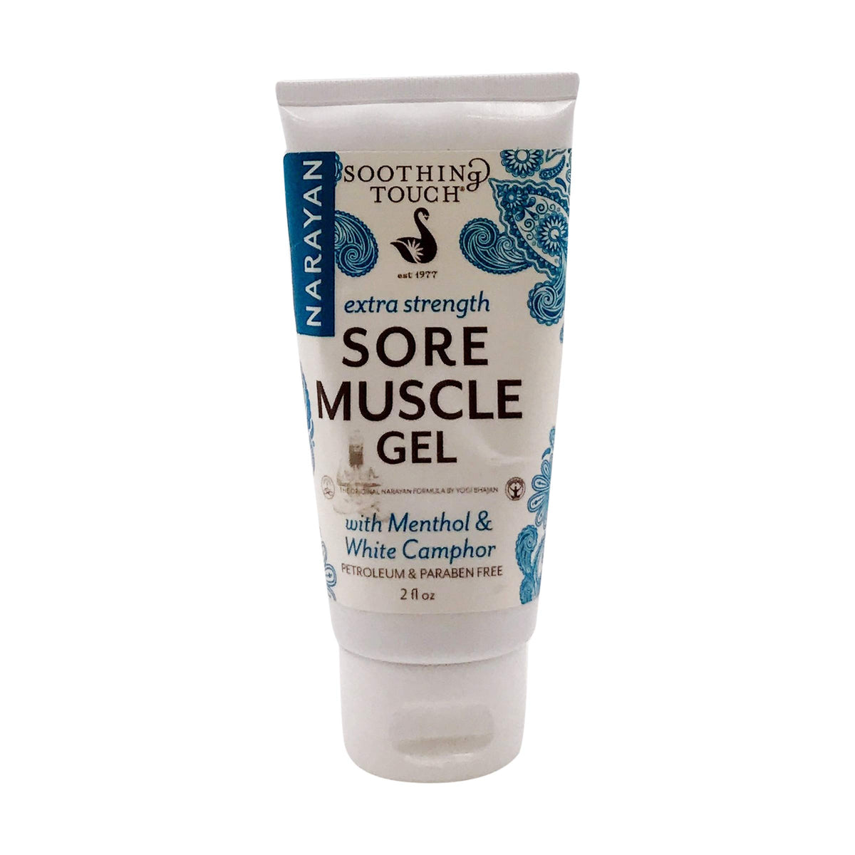Narayan Gel de Soothing Touch, alivio muscular en gel para dolor y rigidez.