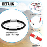 Sosation pulsera magnetica unisex en silicona, fácil de colocar