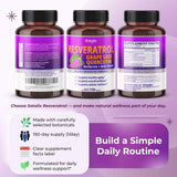 Uso diario recomendado con agua para Sotalix Resveratrol.