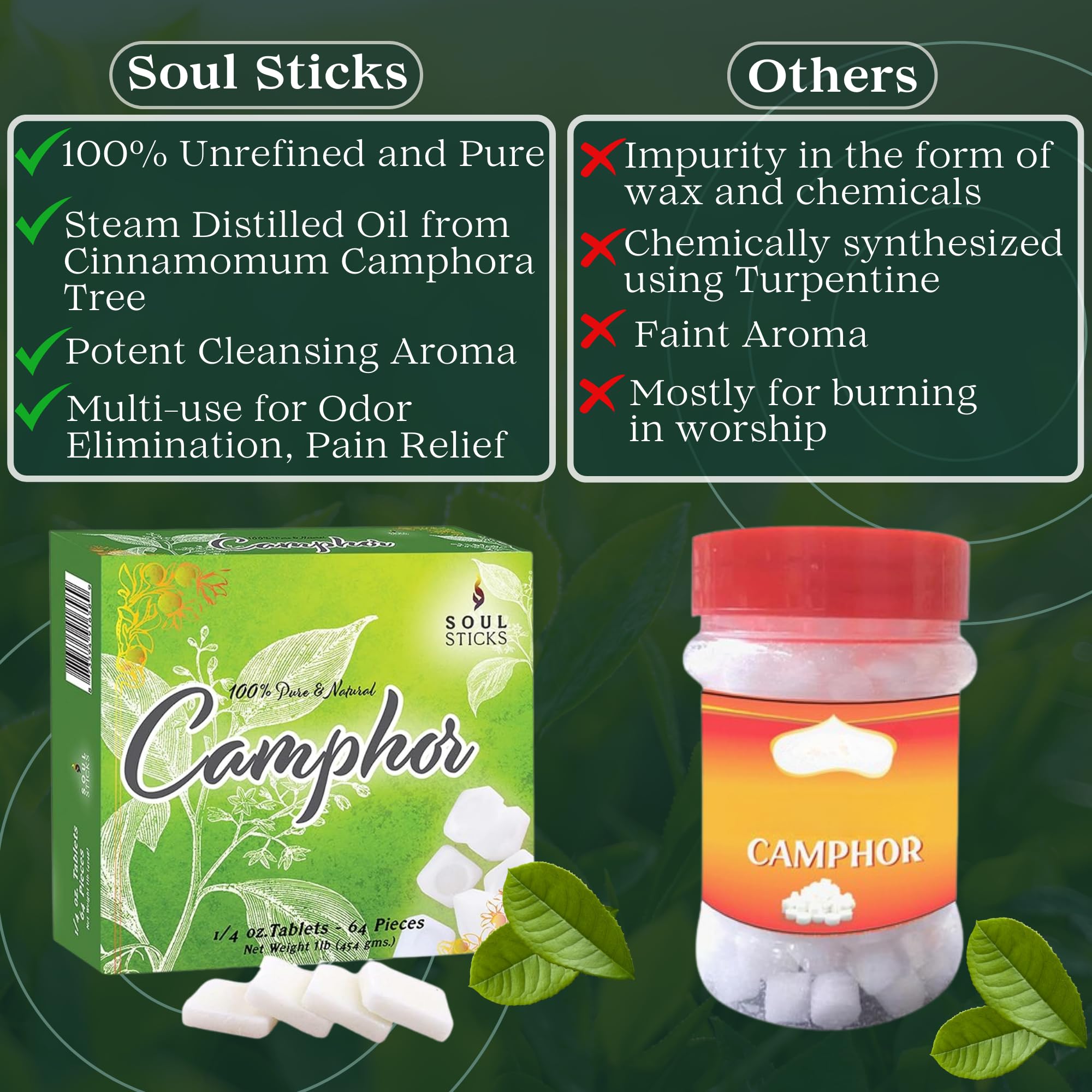 Soul Sticks alcanfor puja kapoor para ceremonias