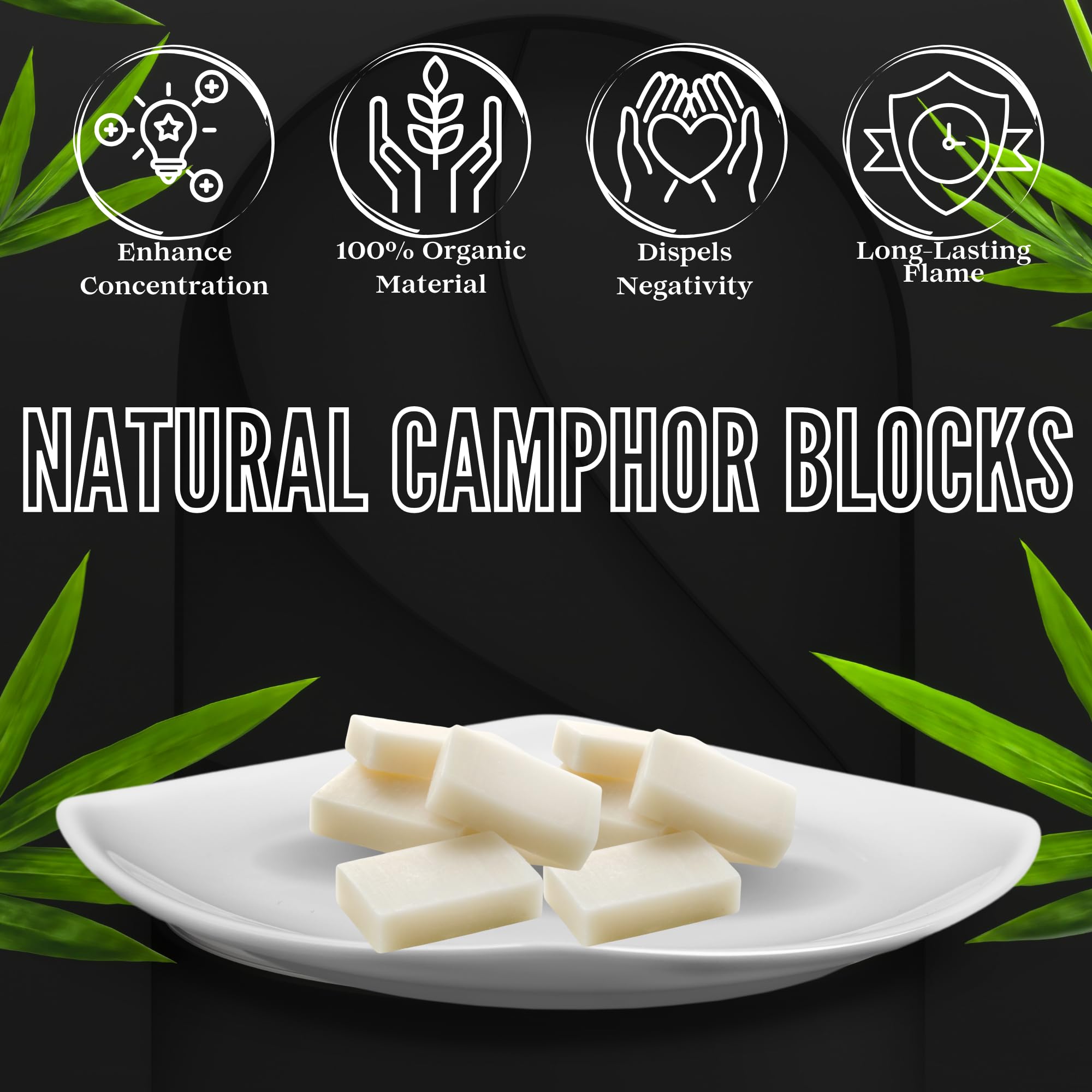Soul Sticks bloques de alcanfor puros para un ambiente tranquilo