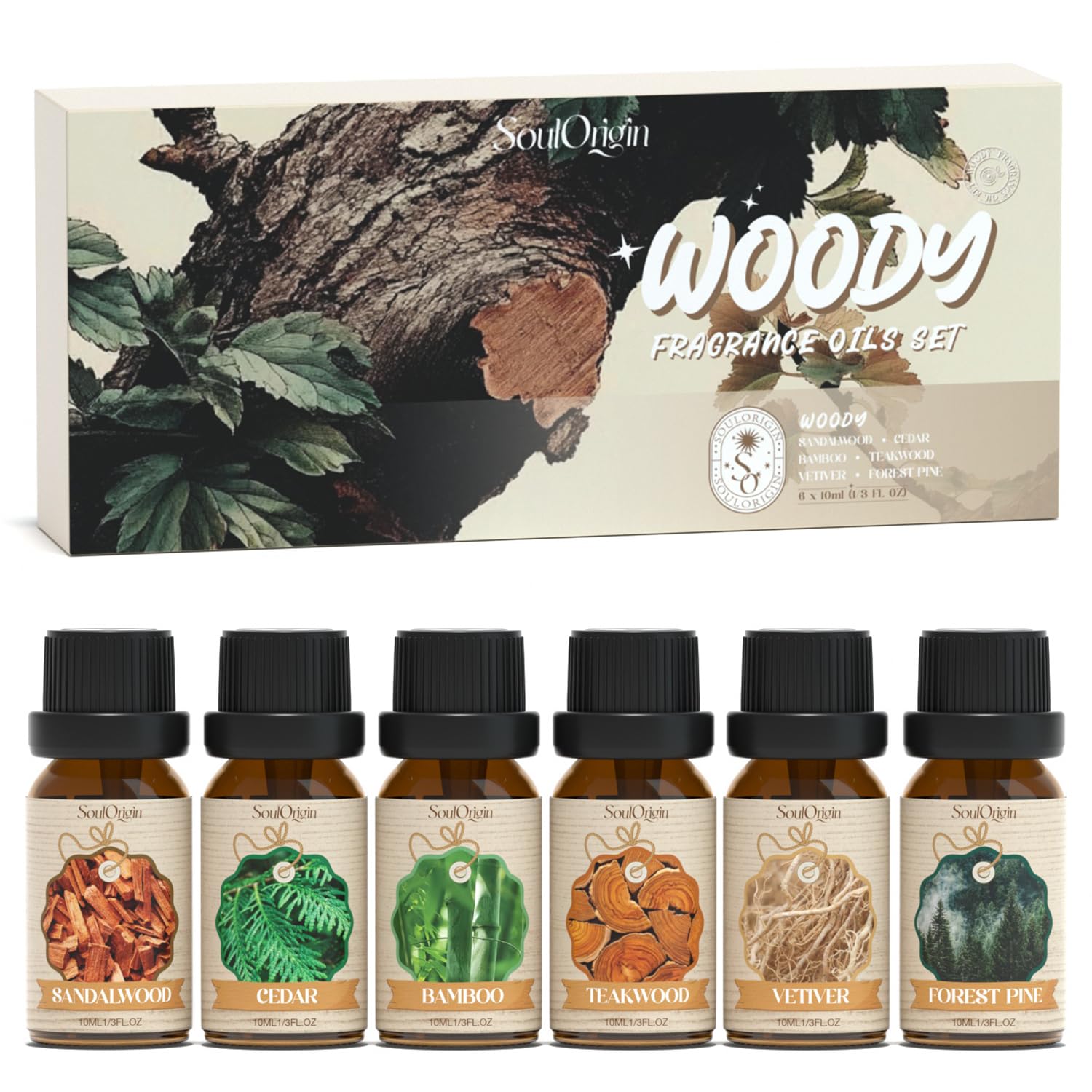 SoulOrigin Sandalo: aroma cálido para difusor y velas artesanales.