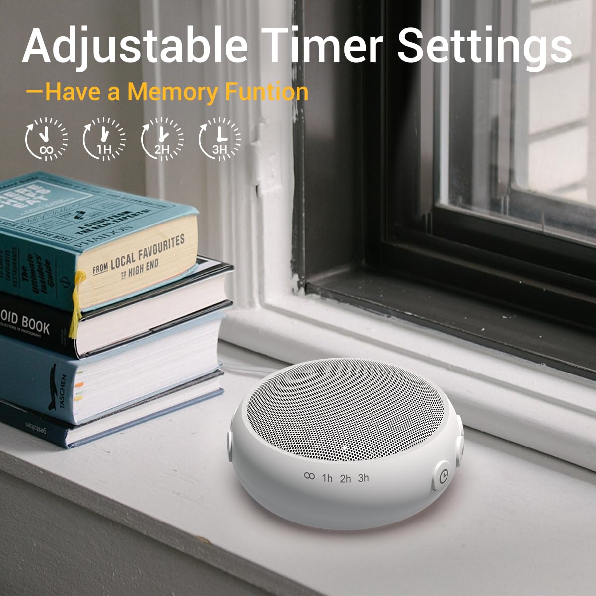 SoundMe Mini volumen ajustable de 32 niveles para concentración