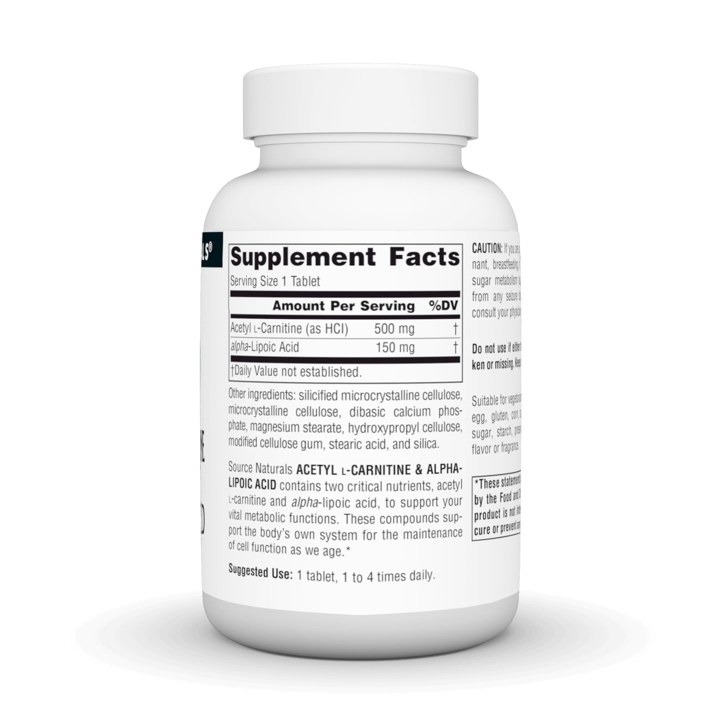 Comprimidos Source Naturals de 650 mg, fáciles de tragar para uso diario y vitalidad