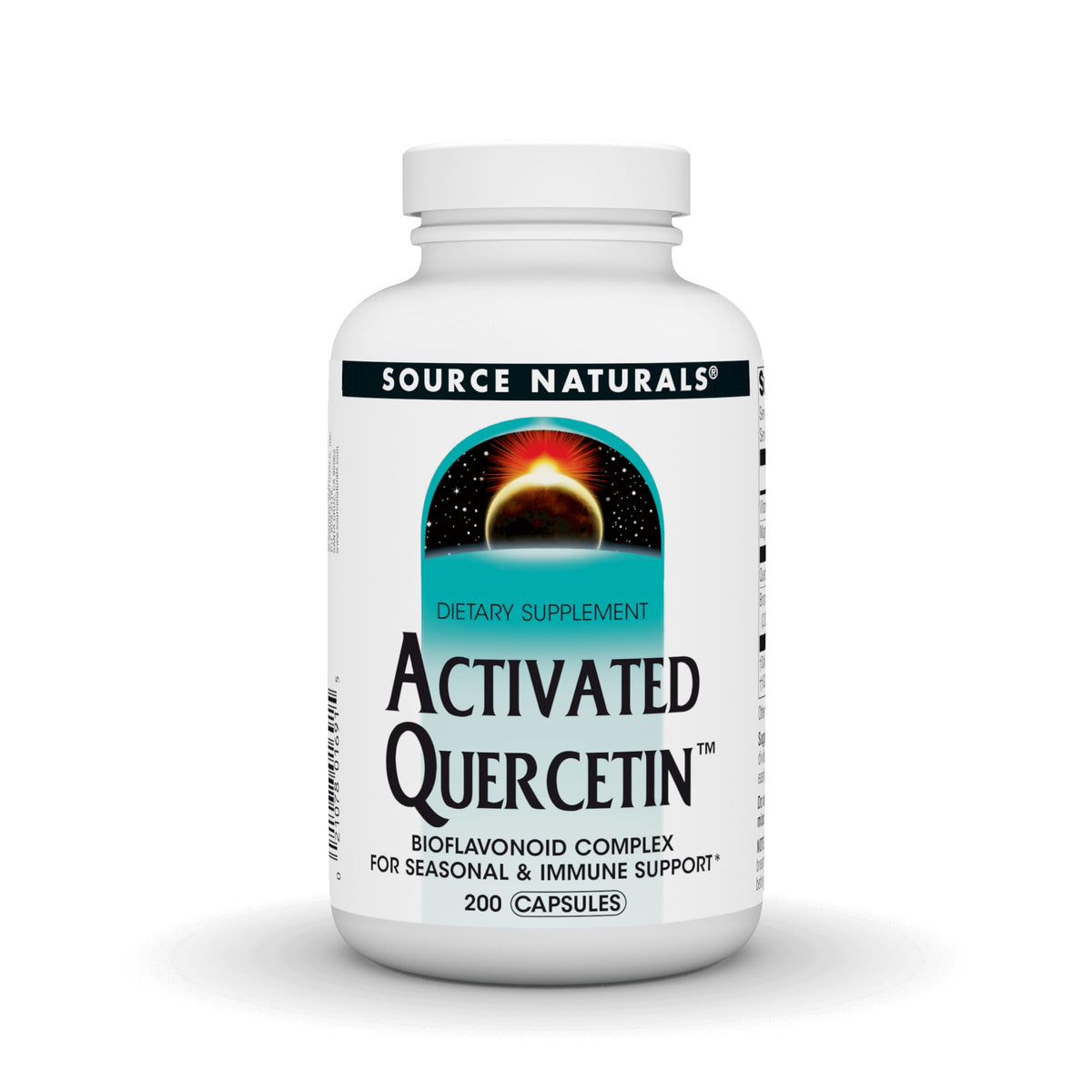 Source Naturals Activated Quercetin frasco-capsulas: apoyo estacional y respiratorio suave.