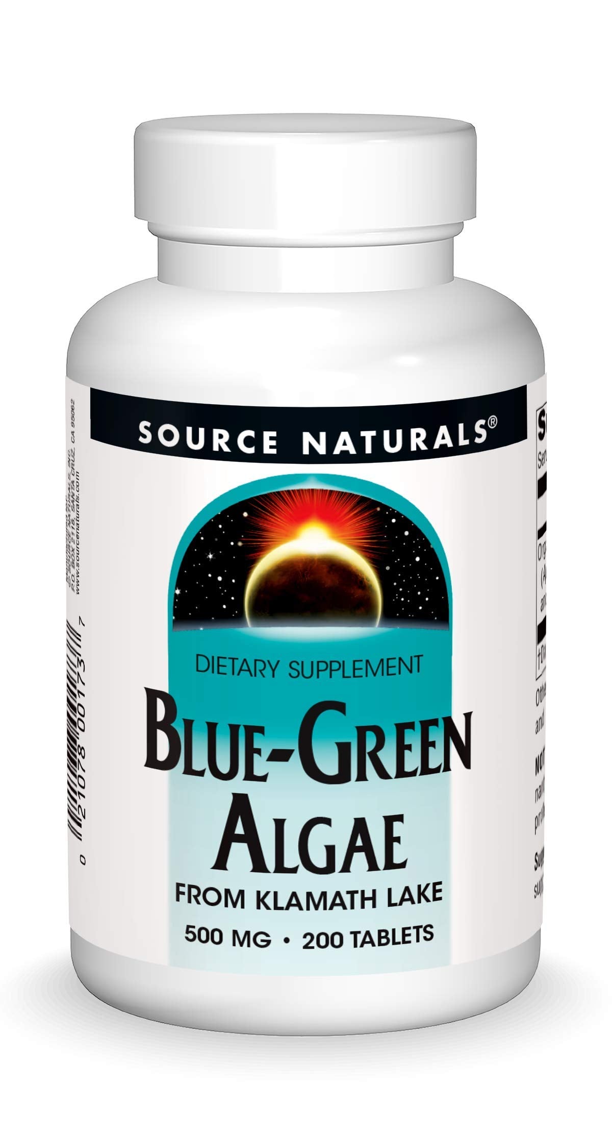 Source Naturals Alga Azul-Verde Klammath, botella fácil de usar para consumo diario