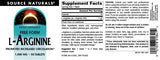 Source Naturals L-Arginina: cápsulas en blíster para ingesta entre comidas