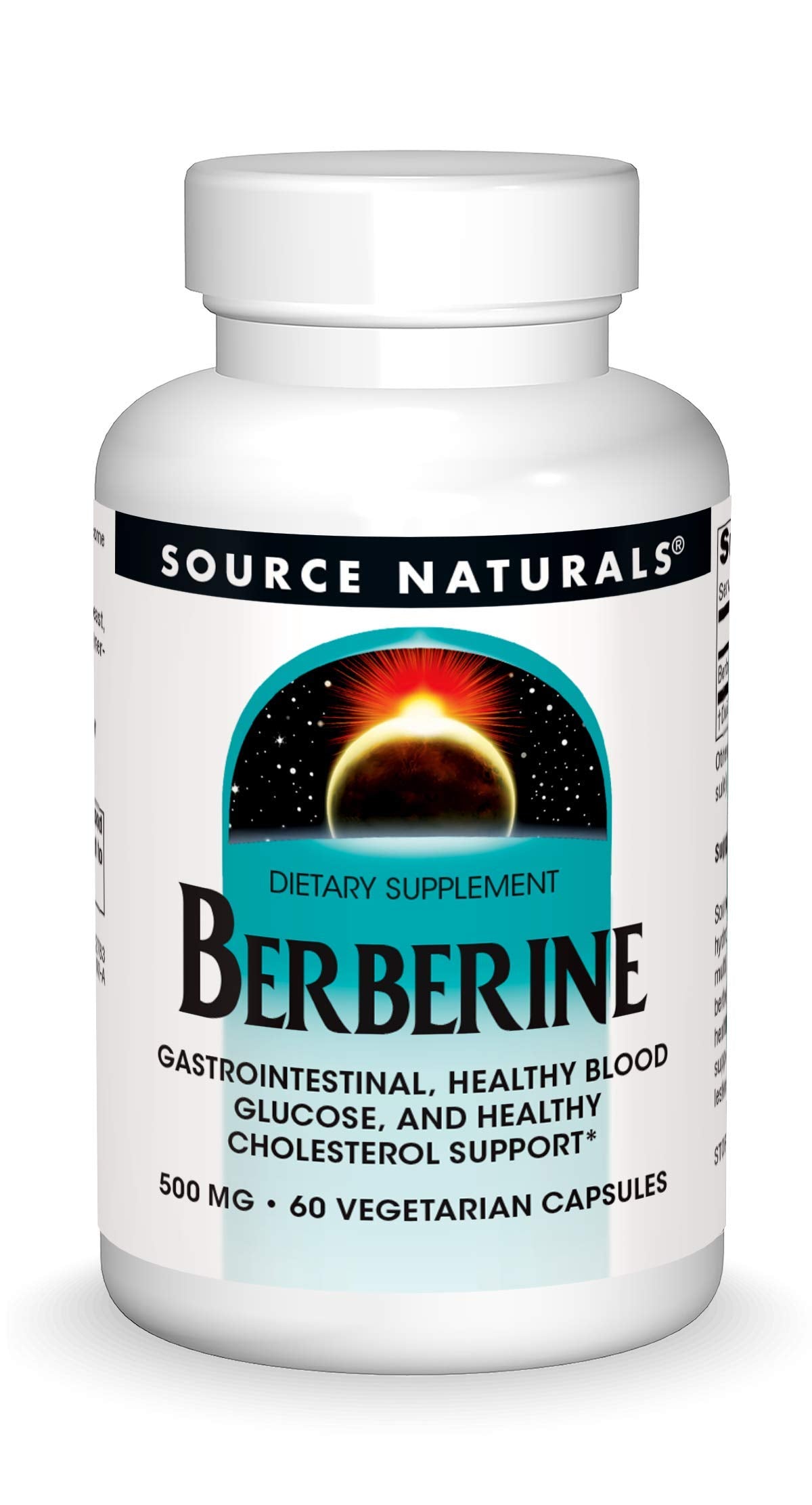 Source Naturals berberina cápsulas frente: posible apoyo digestivo diario