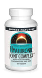 Source Naturals Complejo Articular Hialurónico, botella de tabletas, apoyo a la movilidad.