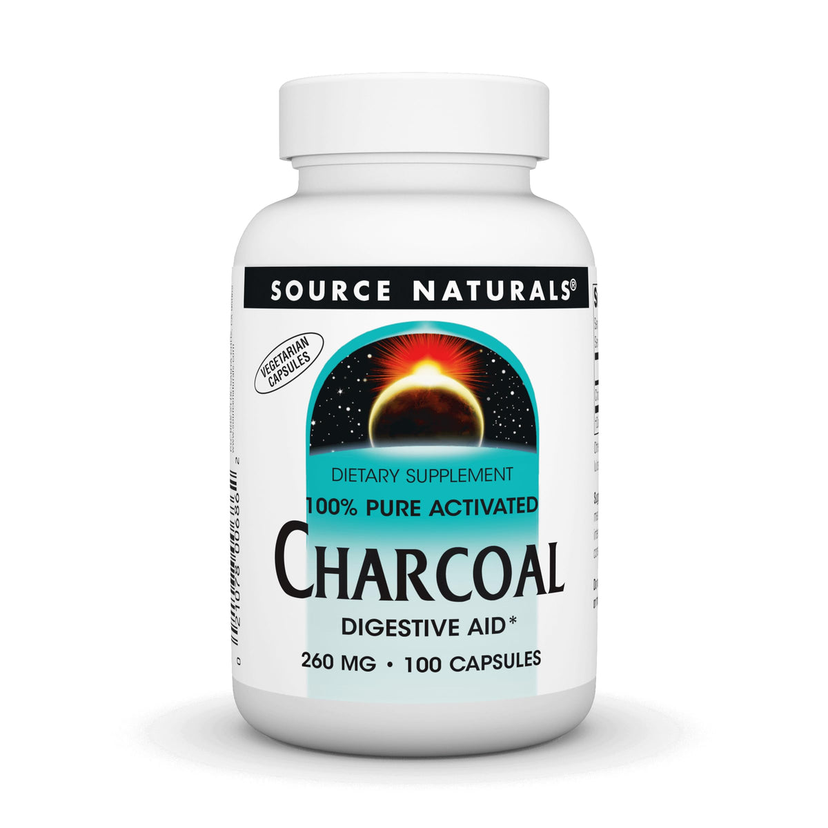 Source Naturals carbón activado cápsulas, apoyo digestivo diario cómodo de usar.