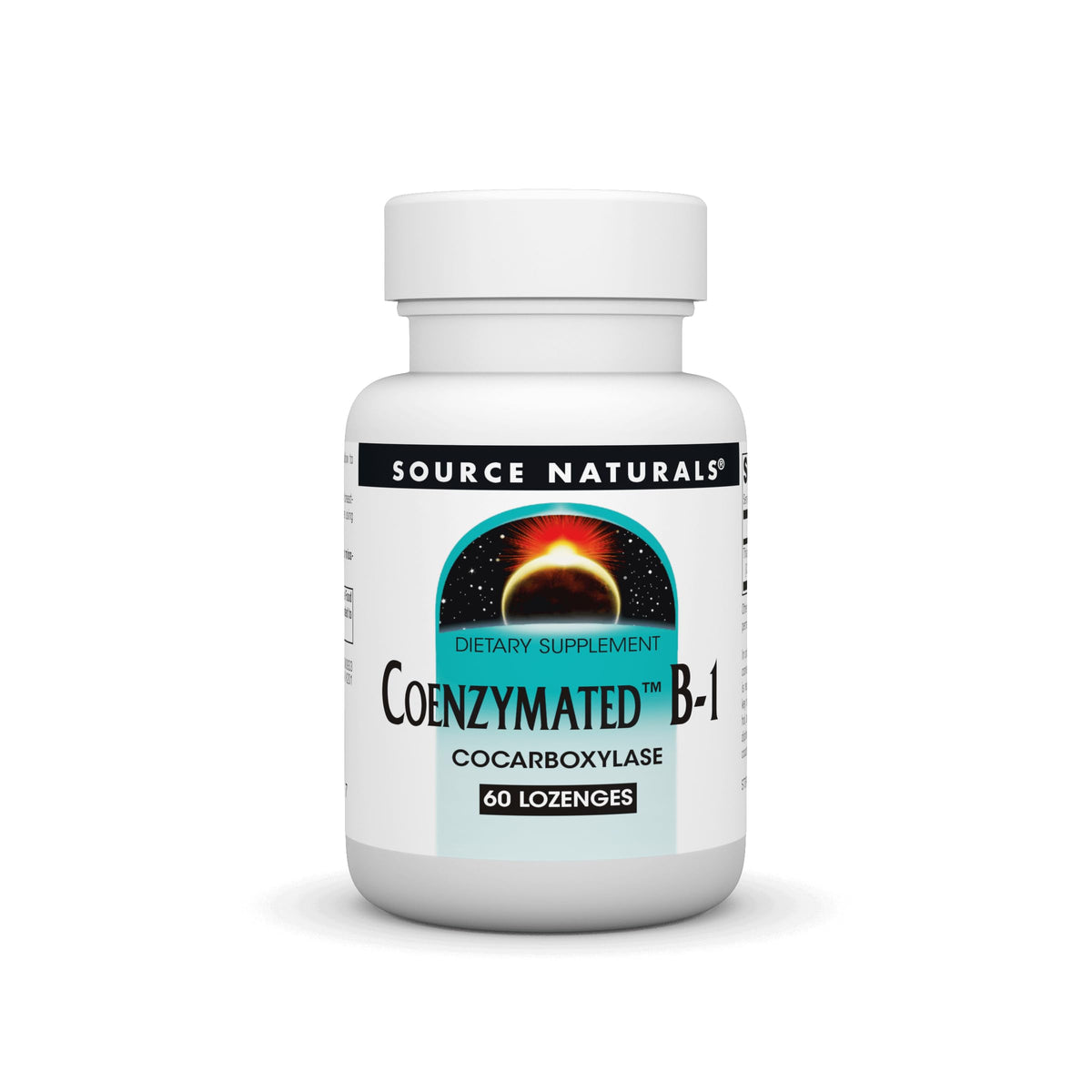 Source Naturals Coenzimado B-1 en botella, pastillas masticables para uso diario.