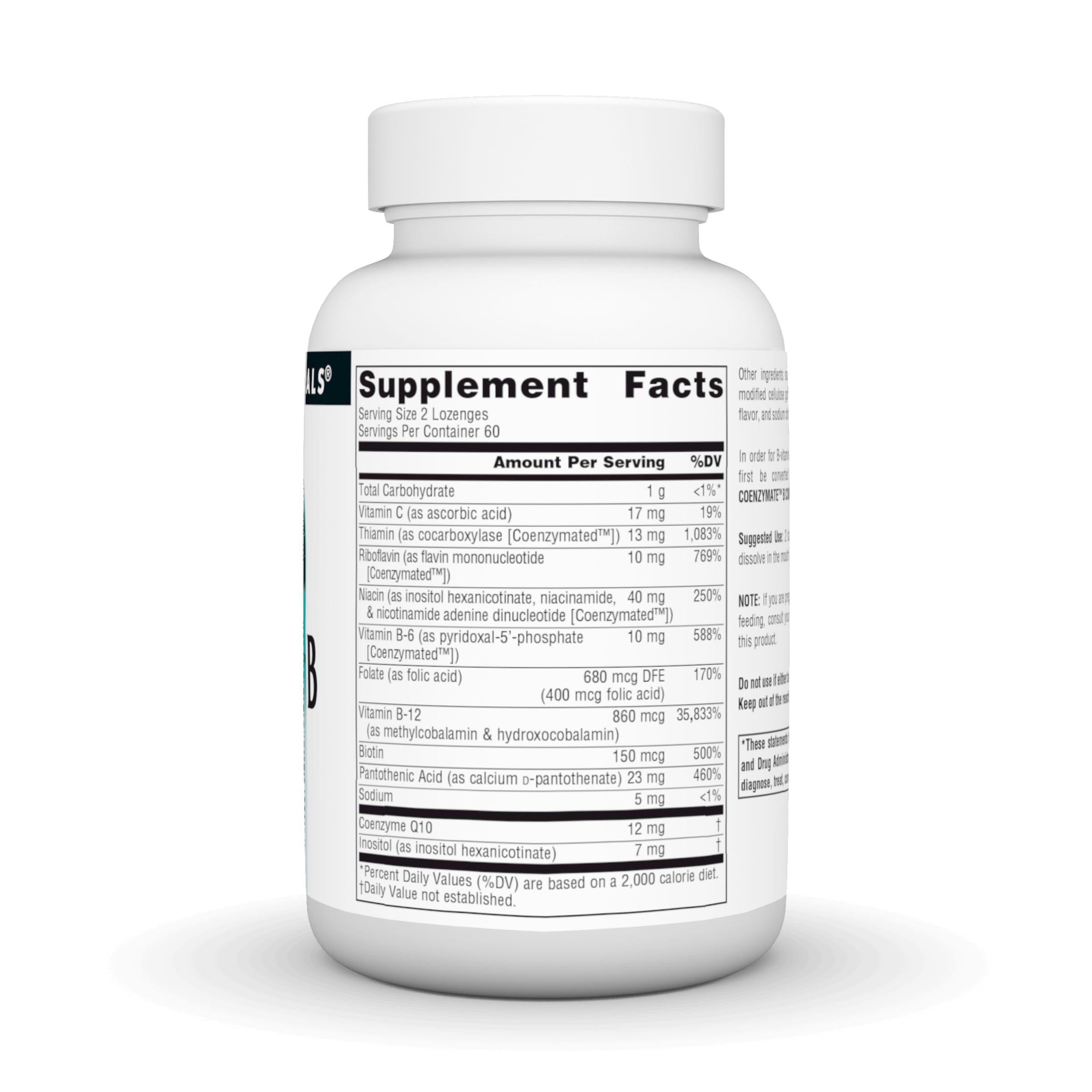Source Naturals Coenzymate B Complex tableta naranja derretida en la boca para comodidad