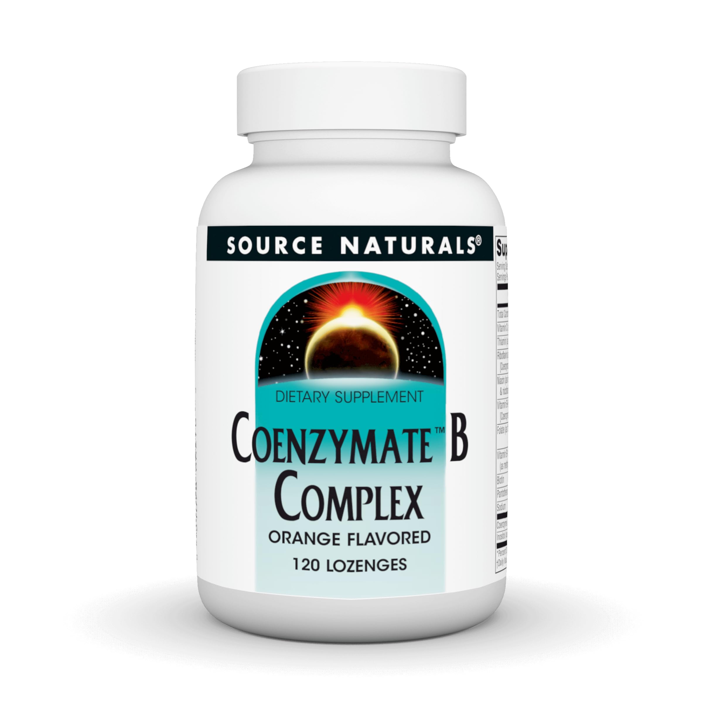 Source Naturals Coenzymate B Complex tableta naranja que se disuelve, apoyo a la energía