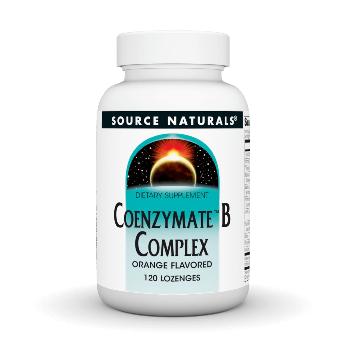 Source Naturals Coenzymate B Complex tableta naranja que se disuelve, apoyo a la energía