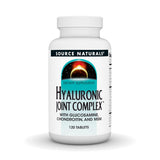 Source Naturals Hyaluronic Joint Complex, botella de suplemento para soporte de articulaciones y piel.