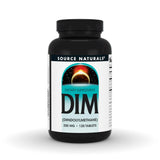 Source Naturals DIM, botella de 120 cápsulas en primer plano