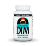 Source Naturals DIM, frasco de tabletas de 120 unidades para uso diario.