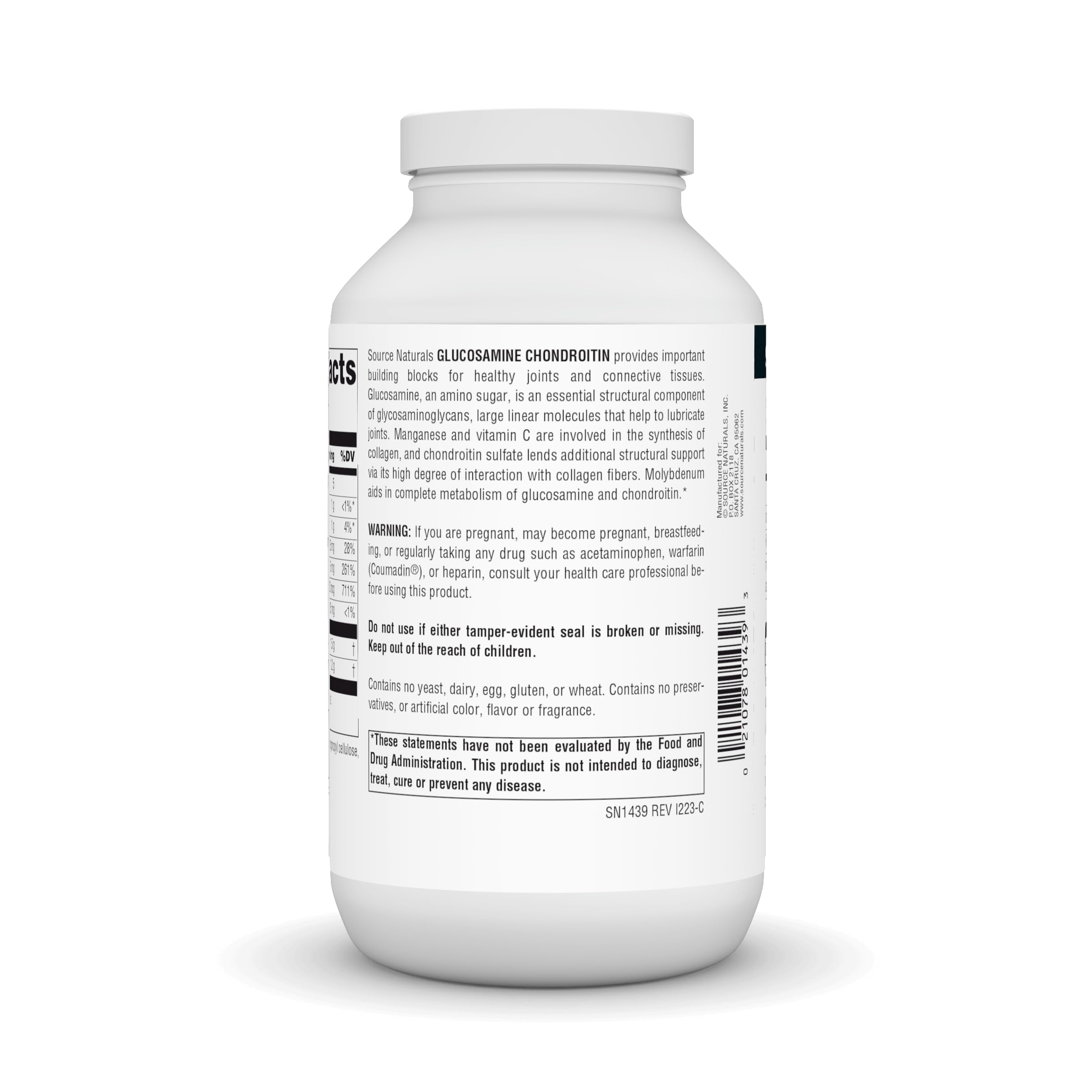 Source Naturals empaque: caja y contenido para almacenamiento fácil