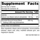Source Naturals envase de tabletas de brócoli, conveniente para dosis diarias