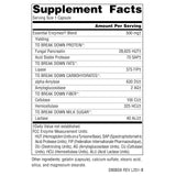 Source Naturals Enzimas Esenciales — cápsulas en primer plano para una digestión suave.