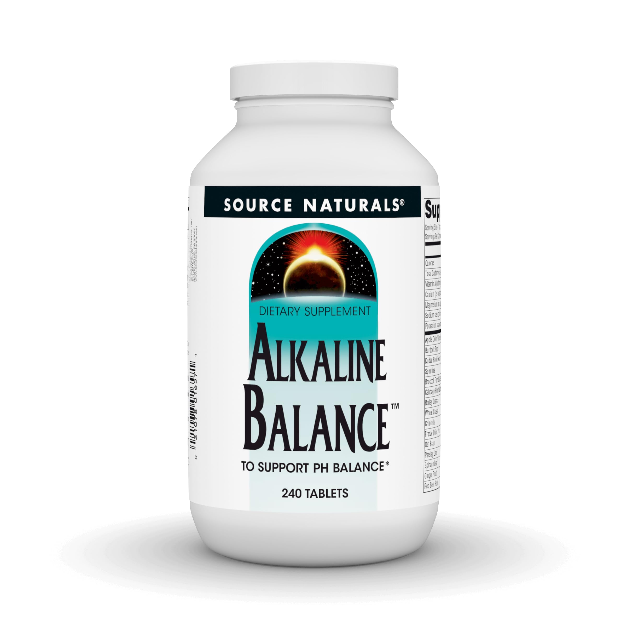 Source Naturals Alkaline Balance, bote de tabletas para apoyar el equilibrio de pH