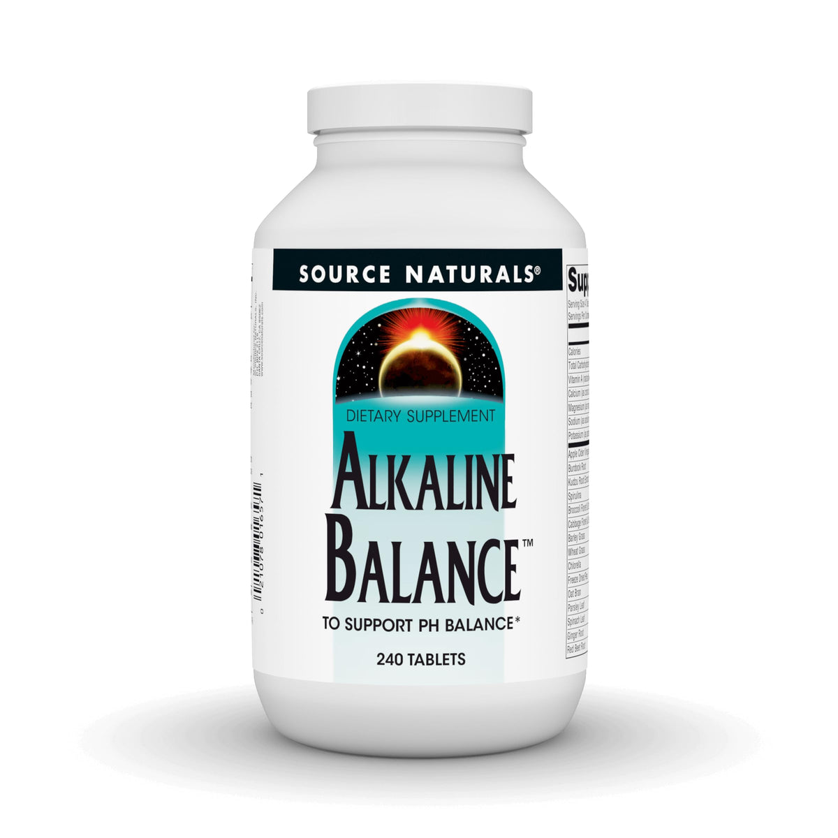 Source Naturals Alkaline Balance, bote de tabletas para apoyar el equilibrio de pH