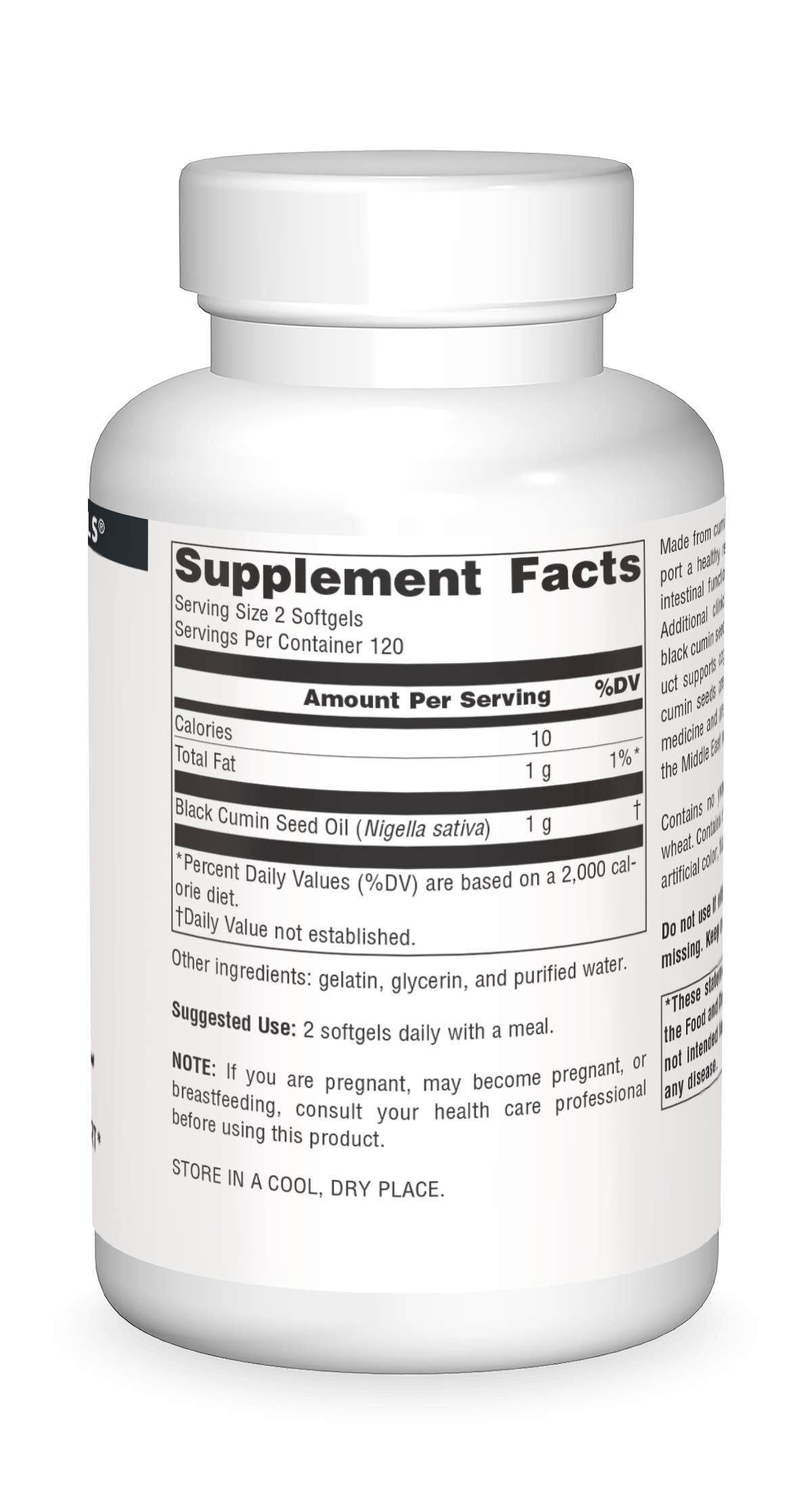 Source Naturals etiqueta del producto muestra ingredientes y beneficios