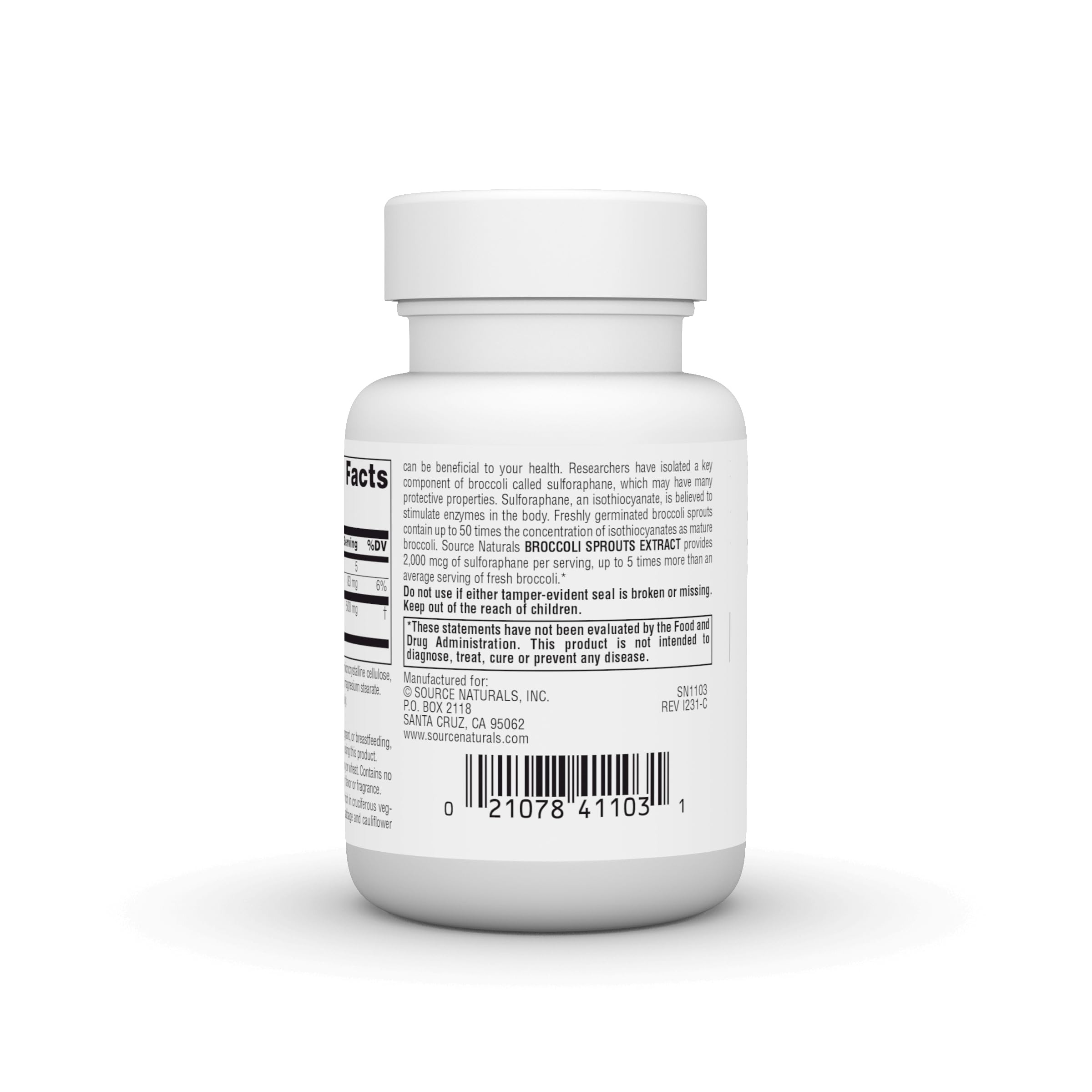 Source Naturals Etiqueta libre de alérgenos en tabletas para dietas diversas.