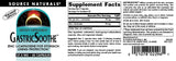 Etiqueta frontal de GastricSoothe con información clara