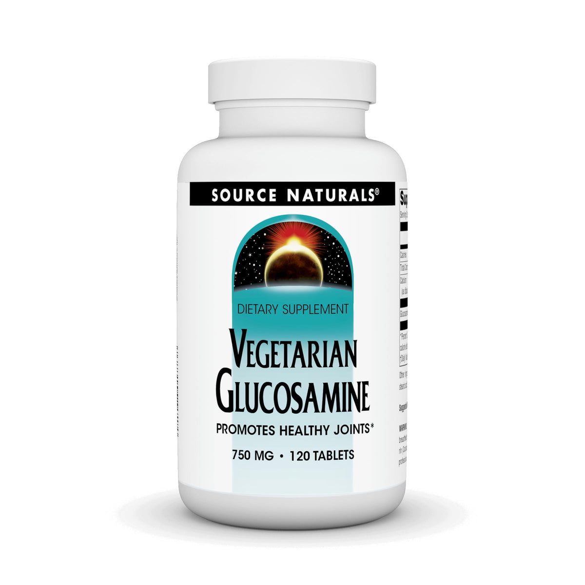 Source Naturals Glucosamina Vegetariana, botella para movilidad diaria